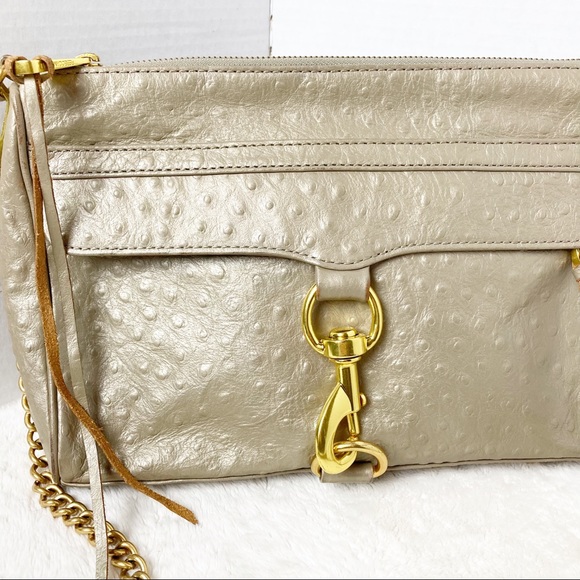 Rebecca Minkoff Mac Daddy bag in ostrich print - Picture 4 of 9